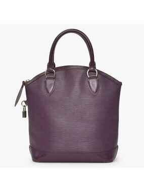 Louis Vuitton Purple Cassis Epi Lockit Handbag